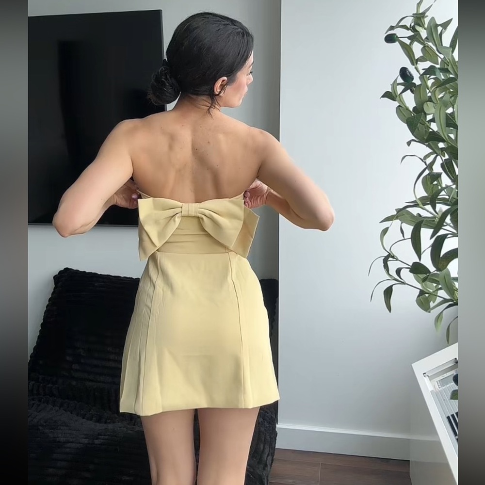 Peppermayo Exclusive - The Honey Bow Mini Dress XS